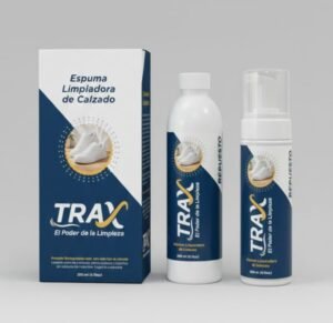 Espuma para limpiar zapatos en seco tenis blancos lavado Espuma para limpieza de zapatos-tenis TRAX - DUO PACK RECARGA