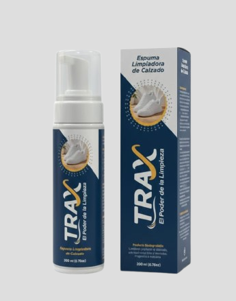 Espumara para limpieza de zapatos Trax